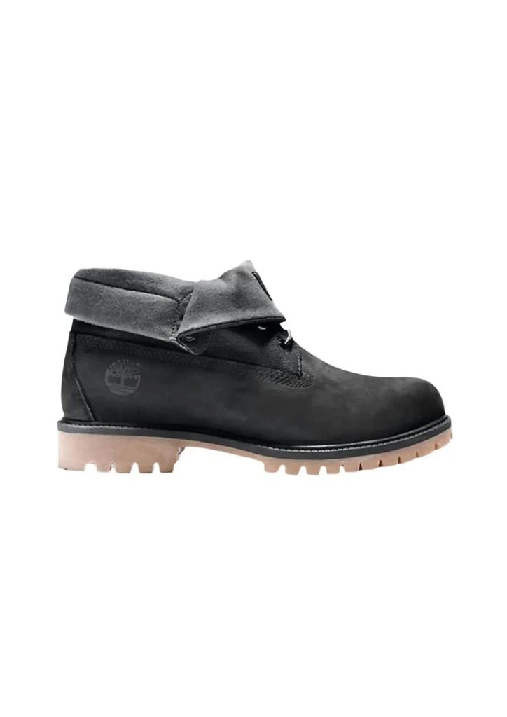 Timberland Men's Heritage Roll Top Boots In Black Nubuck 1