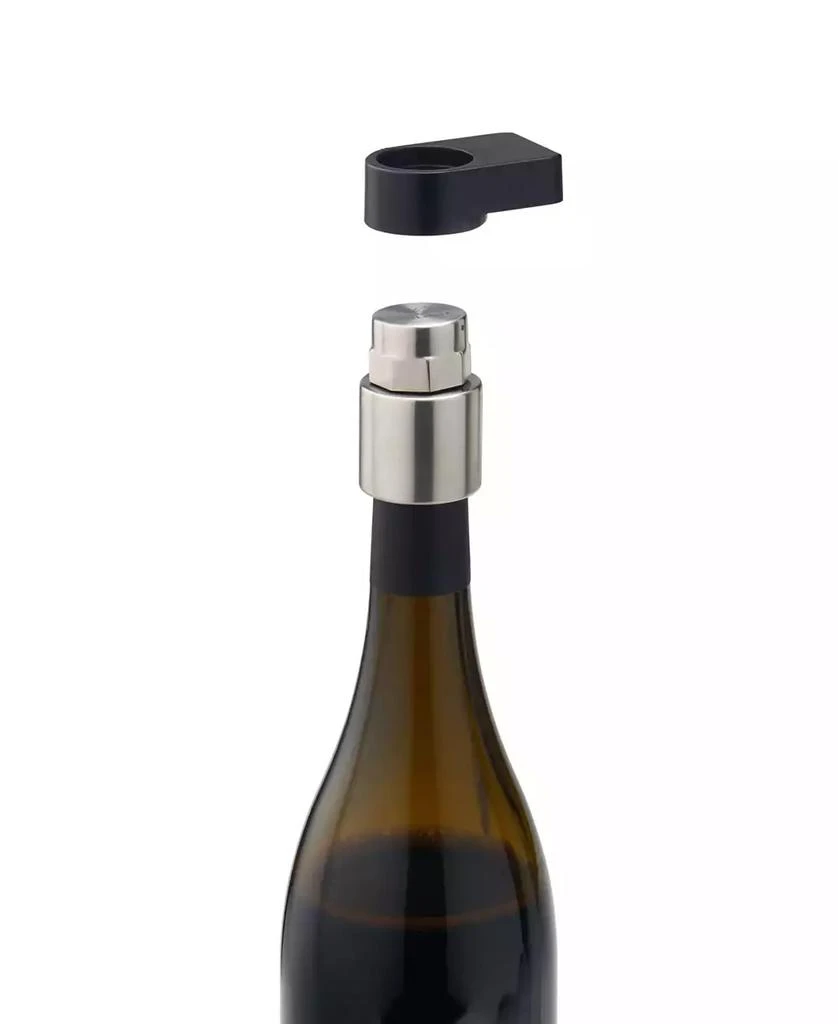 Rabbit Wine Bottle Stopper And Stand, Stainless Steel 2