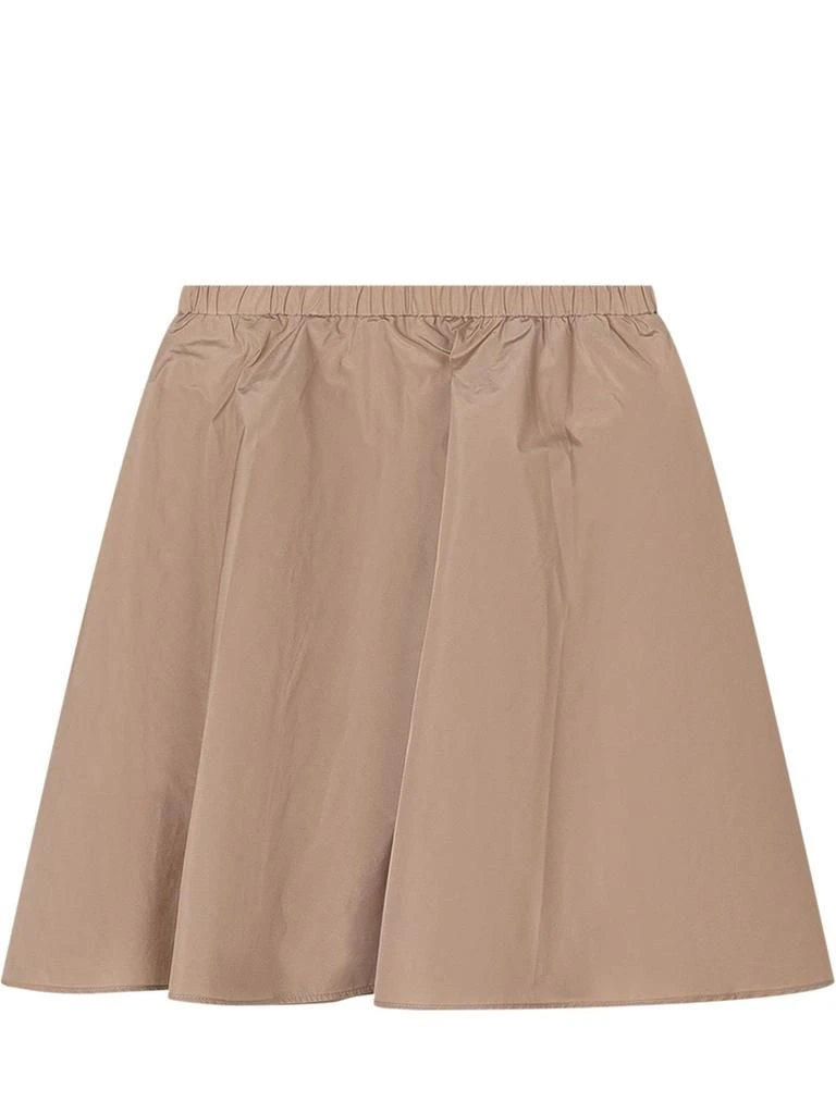 Moncler Moncler Enfant Pleated Logo-Detail Skirt