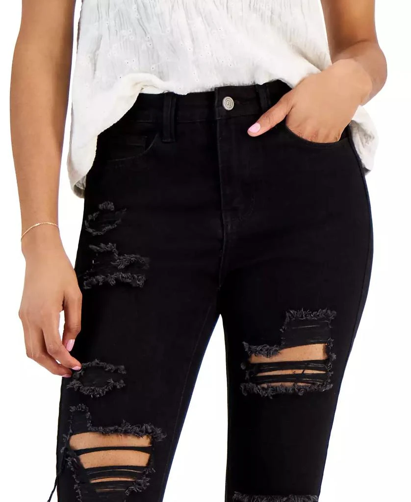 Gogo Jeans Juniors' High Rise Destructed Skinny Dream Jeans 7