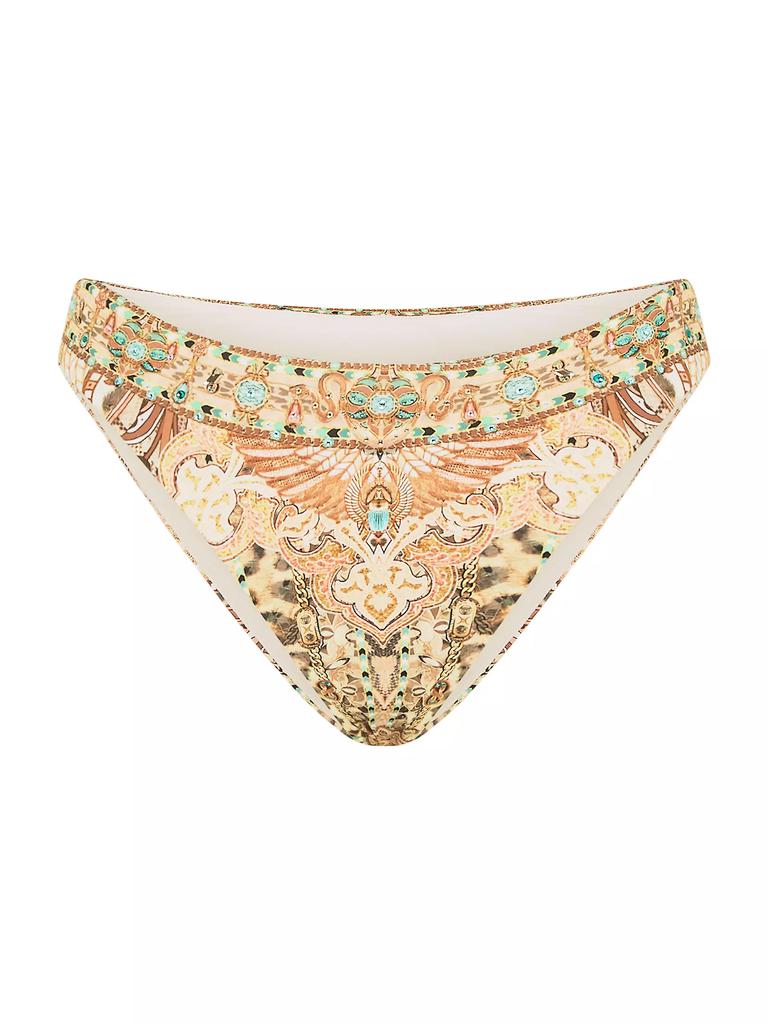 Camilla Printed High-Leg Bikini Bottom