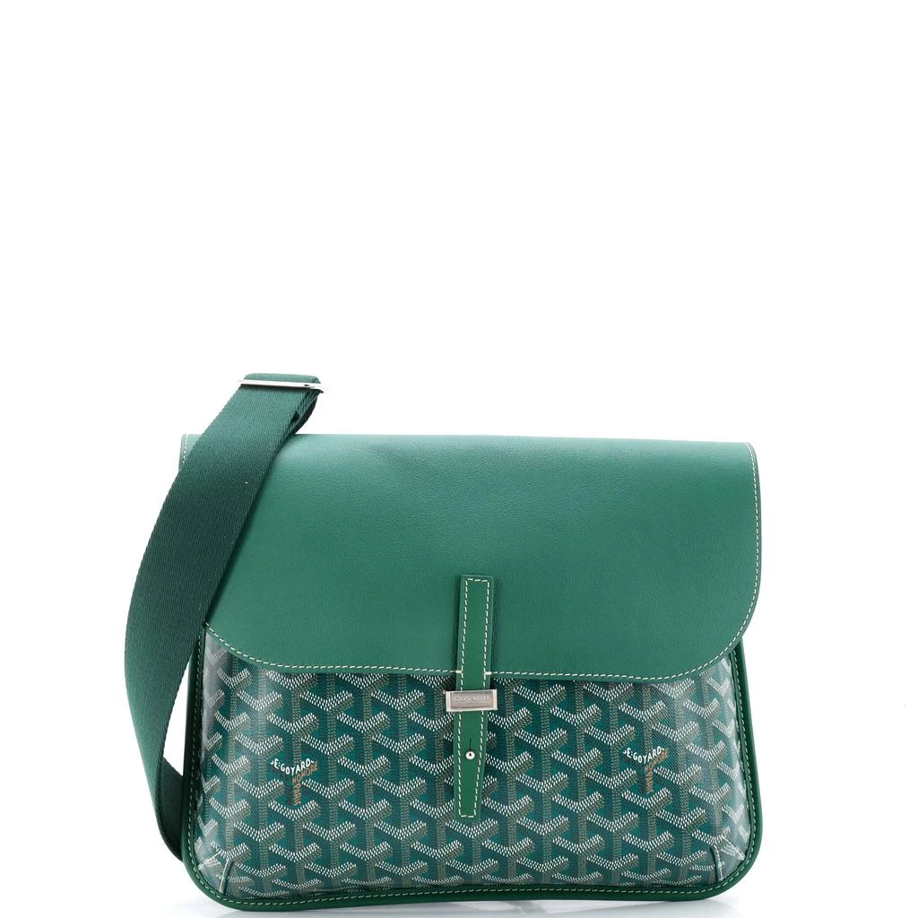 Goyard Coursier Messenger Bag Coated Canvas and Leather