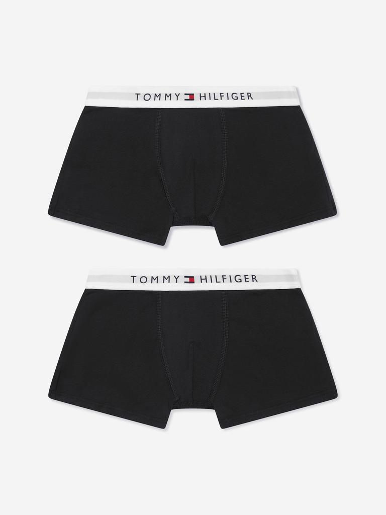 Tommy Hilfiger Tommy Hilfiger Boys 2 Pack Boxer Shorts Set in Black