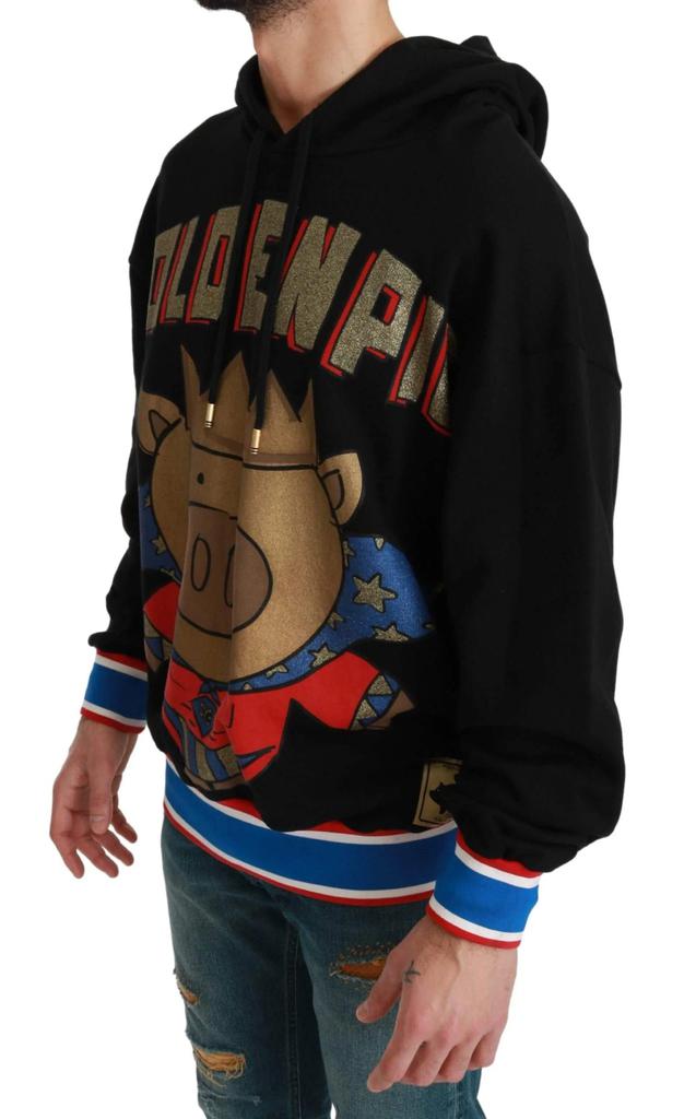 Dolce & Gabbana Dolce & Gabbana  Black Sweater Pig of the Year Hooded