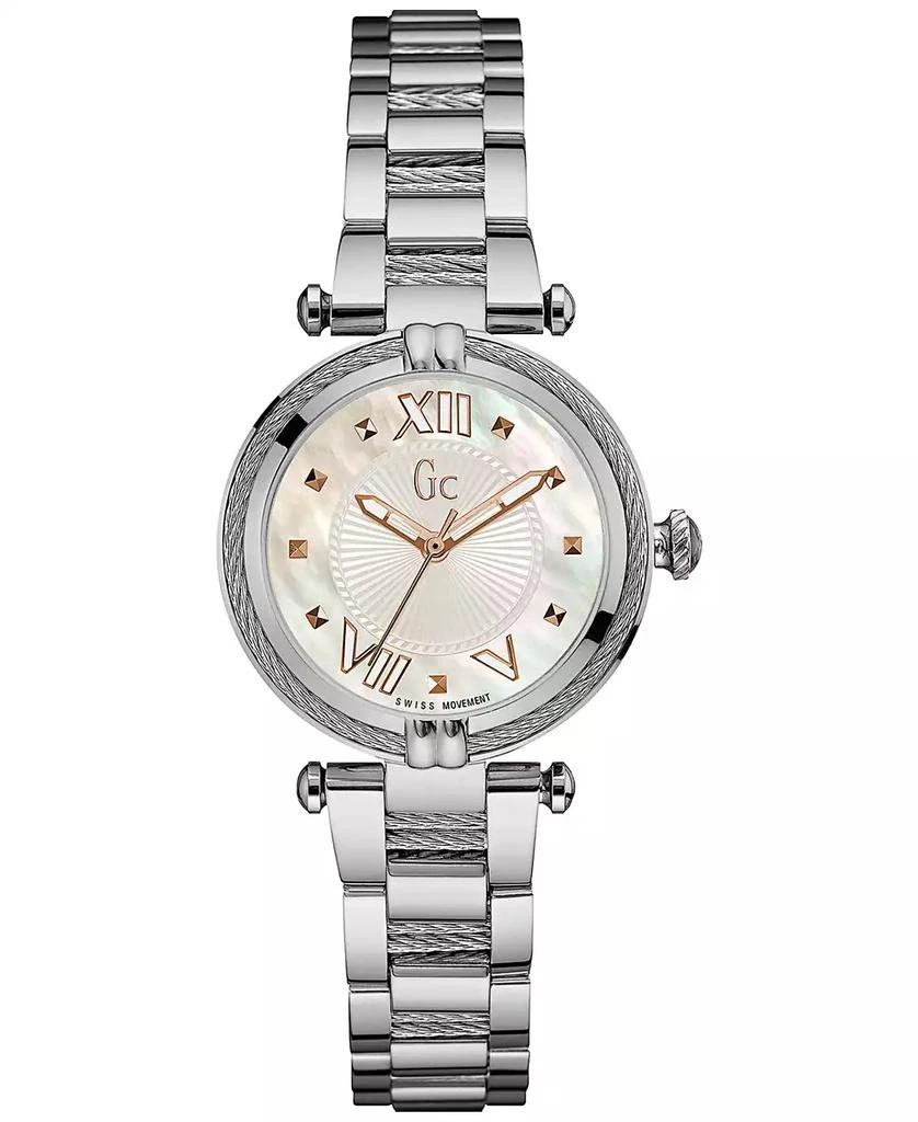 GUESS Women's Swiss Stainless Steel Bracelet Watch 32mm 1
