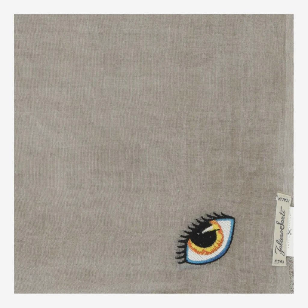 Faliero Sarti Faliero Sarti Eye Embroidered Scarf 2