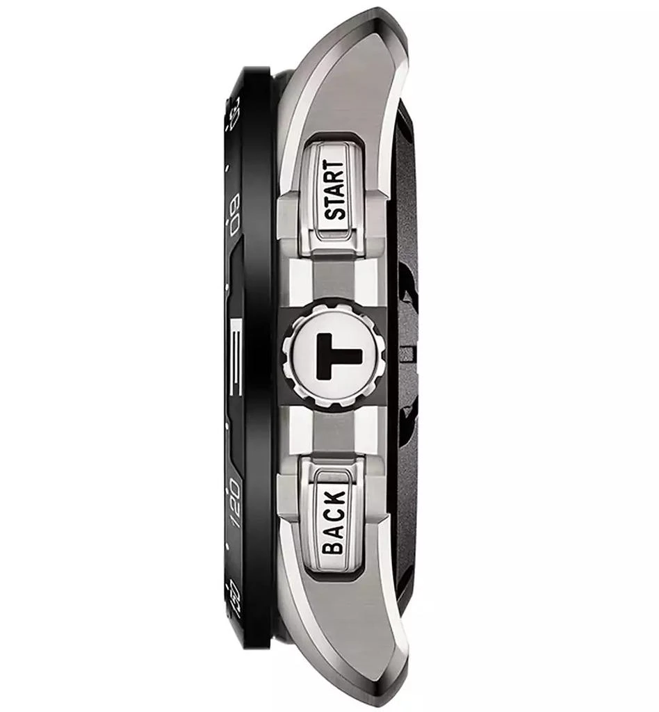 Tissot Men's Swiss T-Touch Connect Solar Black Rubber Strap Smart Watch 48mm 2