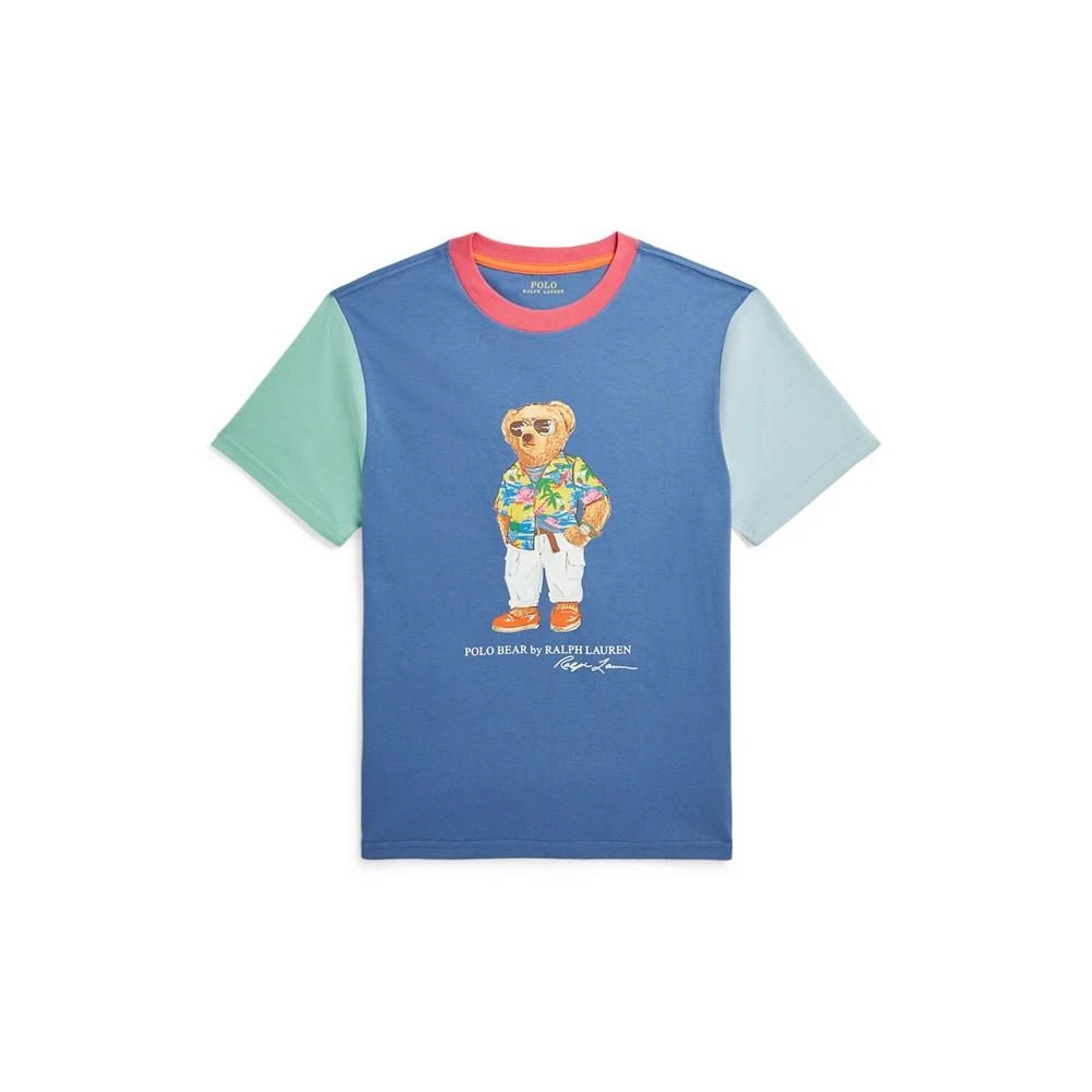 Polo Ralph Lauren Big Boys Polo Bear Color-Blocked Cotton T-shirt 4