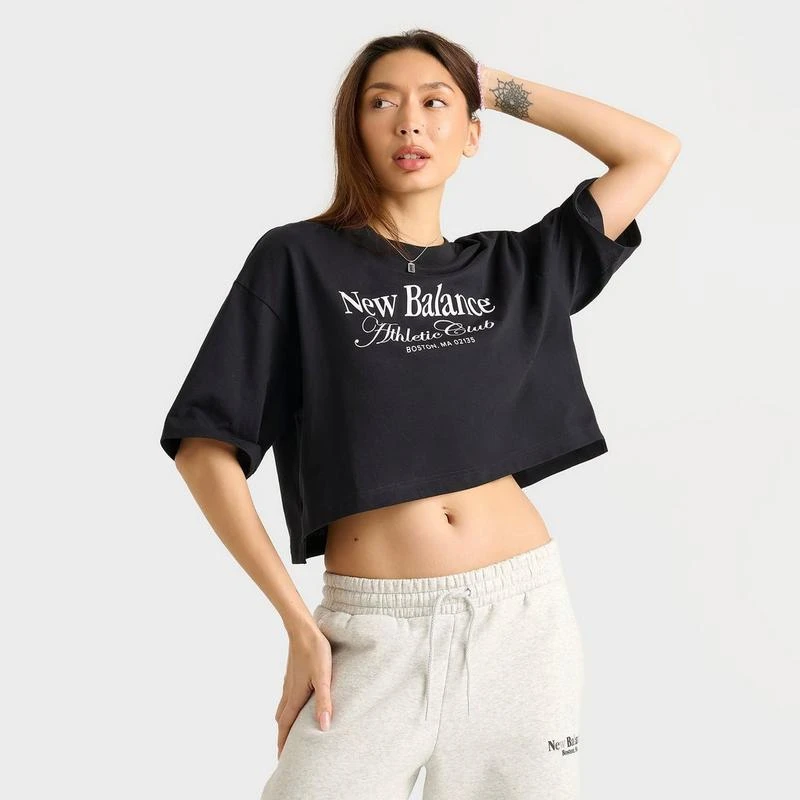 New Balance Women's New Balance Crop Club T-Shirt 3