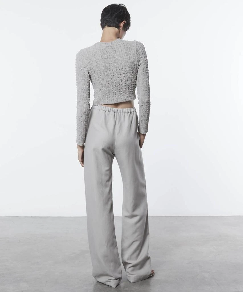 Enza Costa Enza Costa - PUCKERED LONG SLEEVE CREW TEE 2