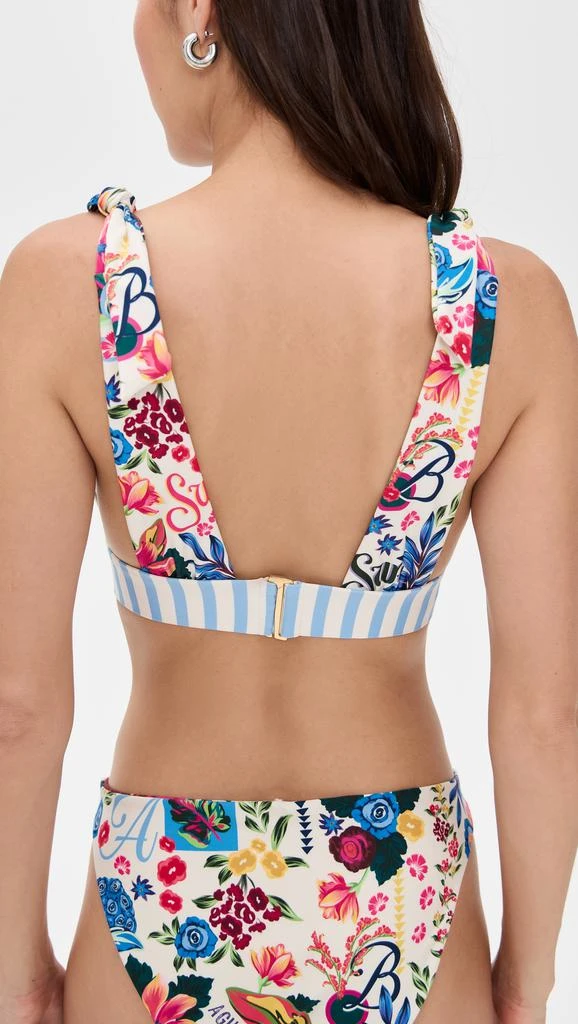 Agua Bendita Laurie Citrus Bikini Top 2