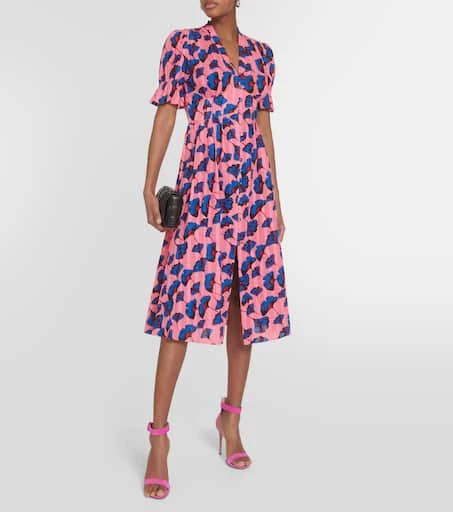 Diane von Furstenberg Erica printed cotton midi dress 2