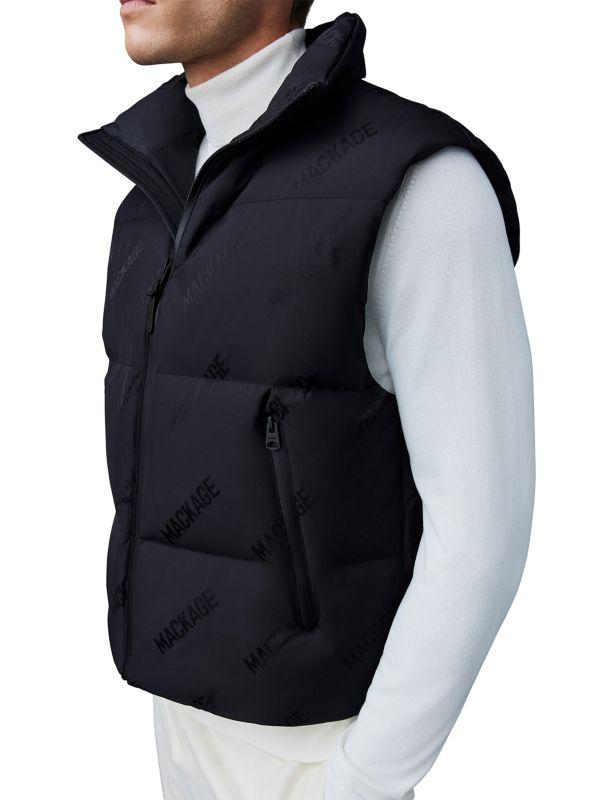 Mackage＊LARRY-CITYMG Jacquard logo down vest＊ダウンベスト Mackage Larry Jacquard Logo Down Vest - Gilets - Free