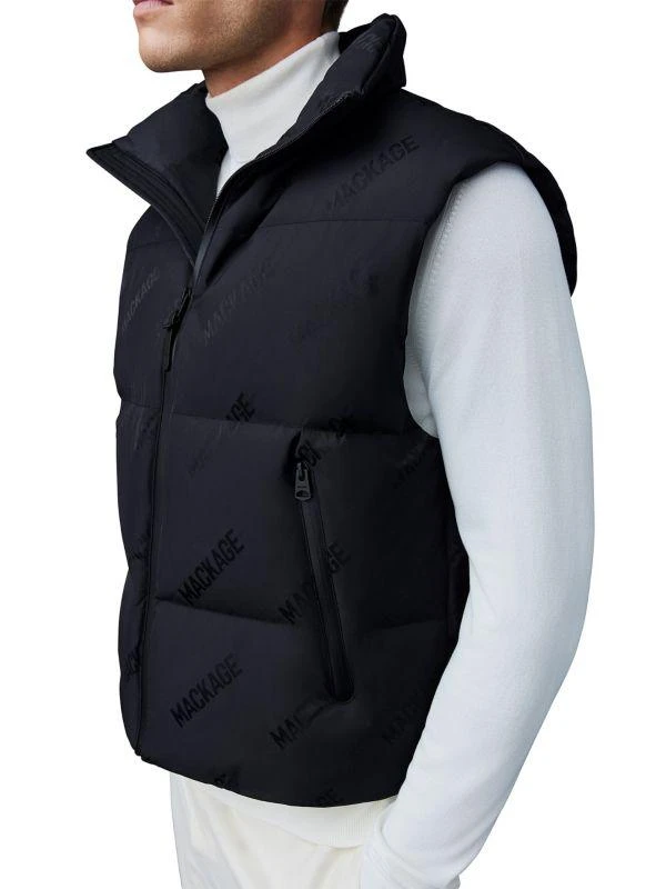 Mackage Larry Jacquard Logo Down Vest 4
