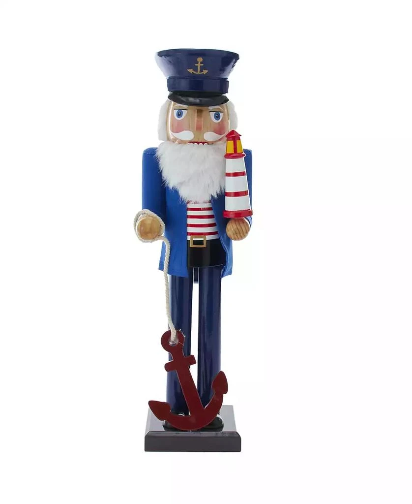 Kurt Adler 15" Sailor Nutcracker with Anchor and Lighthouse 1