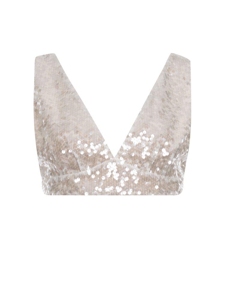 PHILOSOPHY di LORENZO SERAFINI Philosophy Di Lorenzo Serafini Embellished Micro Top