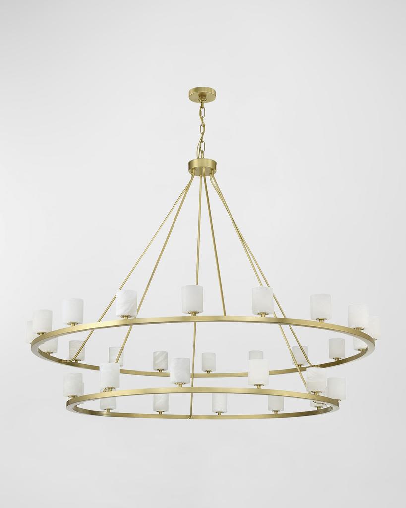 Crystorama Aragon Two-Tier 30-Light Chandelier