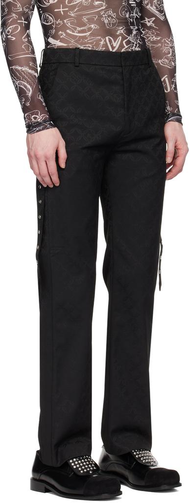 Charles Jeffrey Loverboy Black Glasgow Trousers