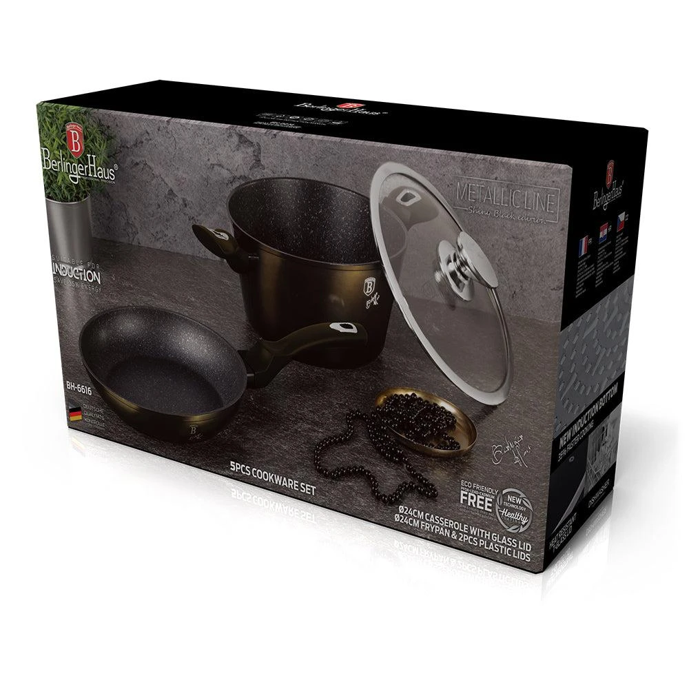 Berlinger Haus 5-Piece Cookware Set Black Collection 6