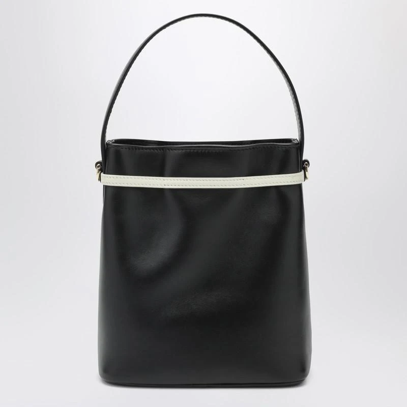 Salvatore Ferragamo Bucket bag black/mascarpone with bow 4
