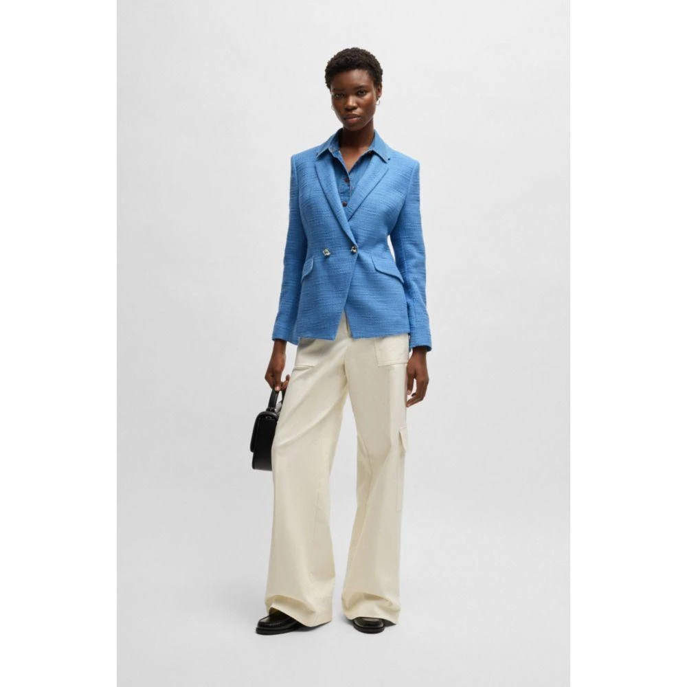 Hugo Boss Slim-fit blazer in tweed 2