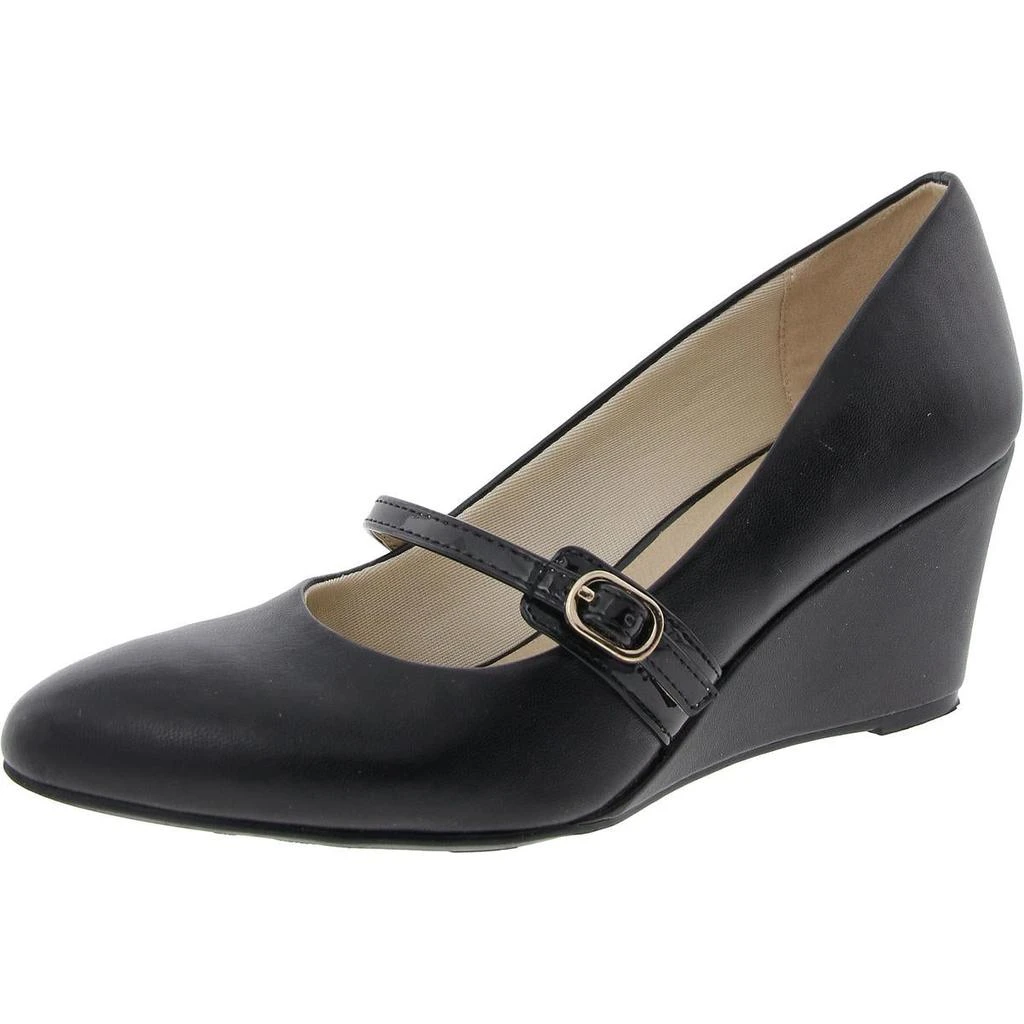 LifeStride Gio Mj 2 Womens Buckle Man Made Mary Jane Heels 1
