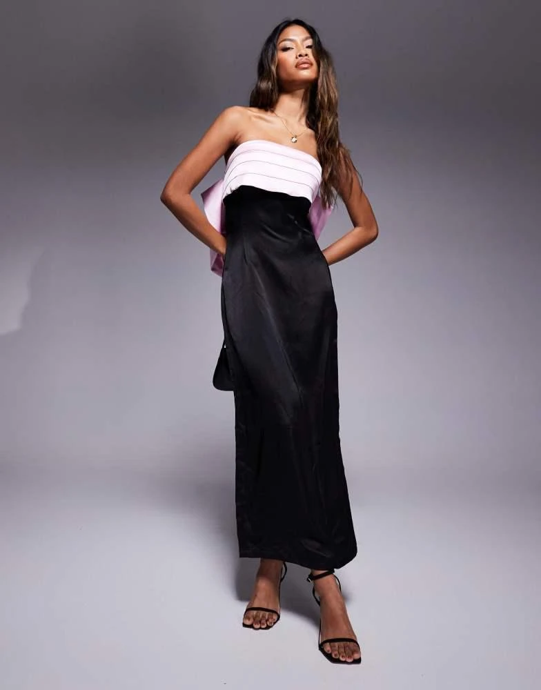 chinese dress ladies Off-Shoulder Shapewear Maxi Dress | Slim Column
