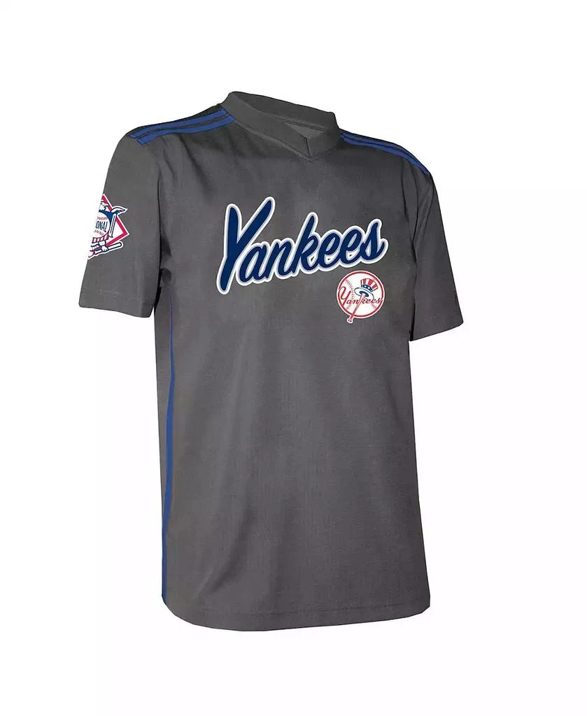 Stitches Men's Charcoal New York Yankees Team V-Neck Jersey 3