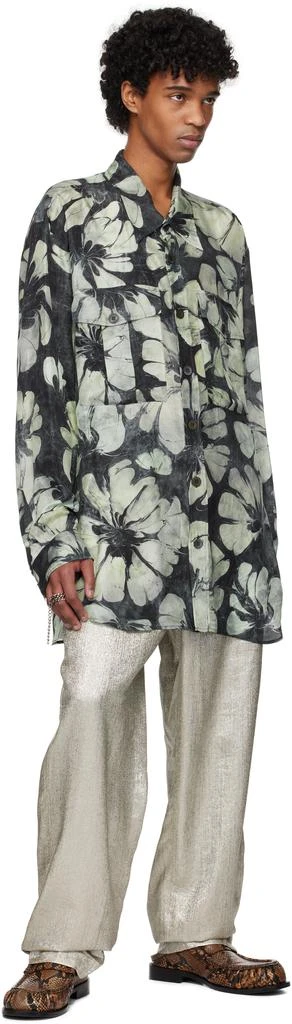 Dries Van Noten Silver Curb Chain Ring 3