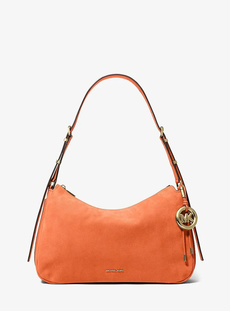 Michael Kors Nolita Medium Nubuck Shoulder Bag