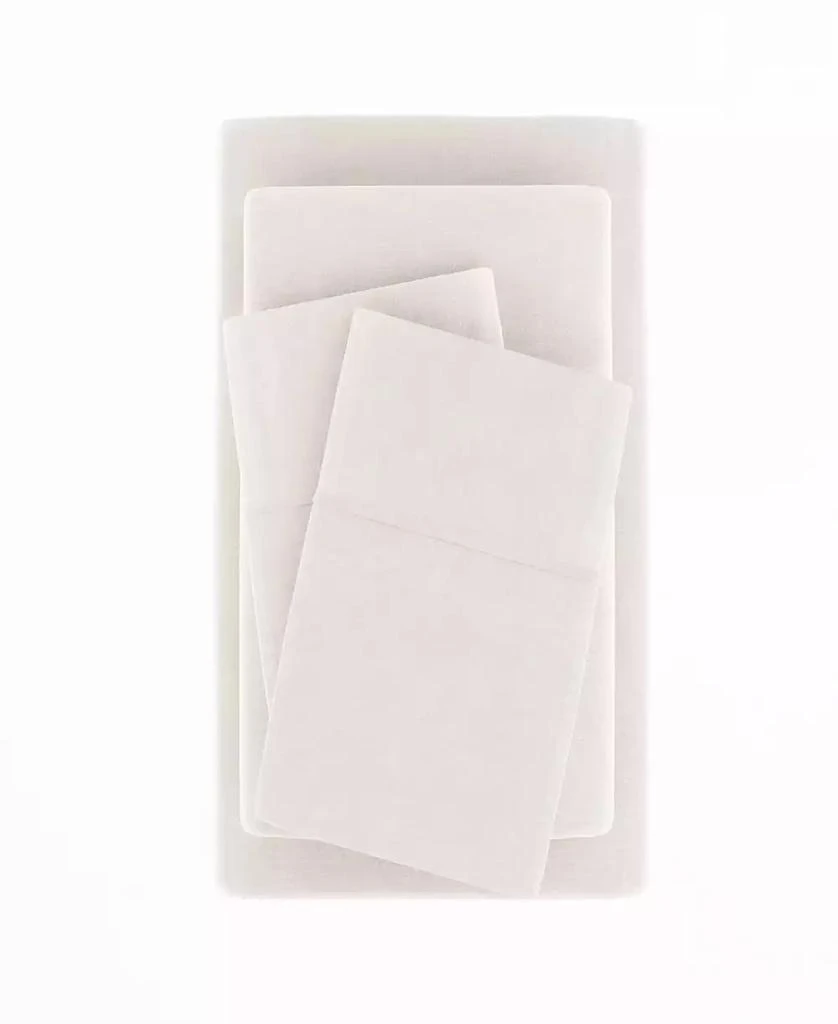 IENJOY HOME 300 Thread Count Linen Rayon From Bamboo Blend Deep Pocket 3-Pc. Sheet Set, Twin 2