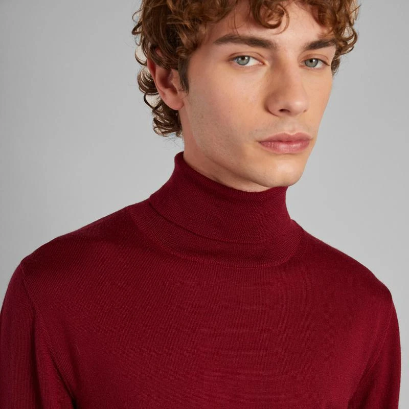 L'Exception Paris Merino Turtleneck Jumper Bordeaux L'EXCEPTION PARIS 4