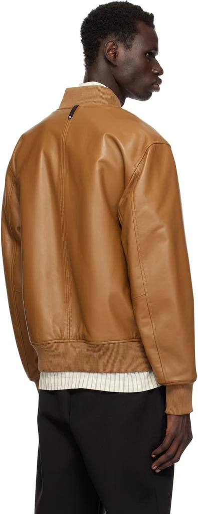Mackage Tan & Khaki Easton-SA Reversible Leather Jacket 3