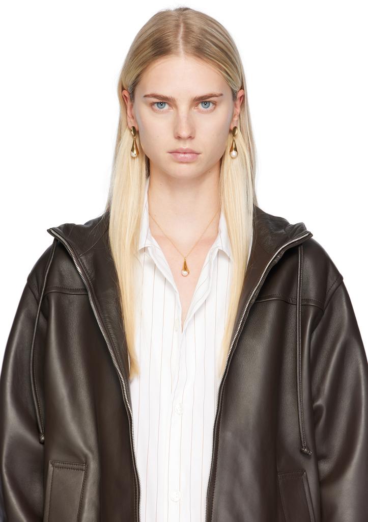 Sophie Buhai Gold Pearl Drop Pendant Necklace
