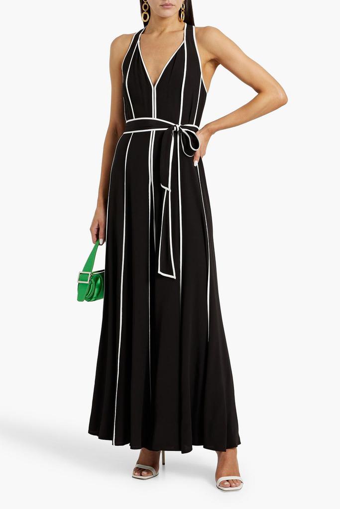 Diane von Furstenberg Jasper jersey wide-leg jumpsuit