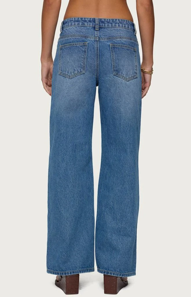 Edikted Ery Wide Leg Mid Rise Jeans 3