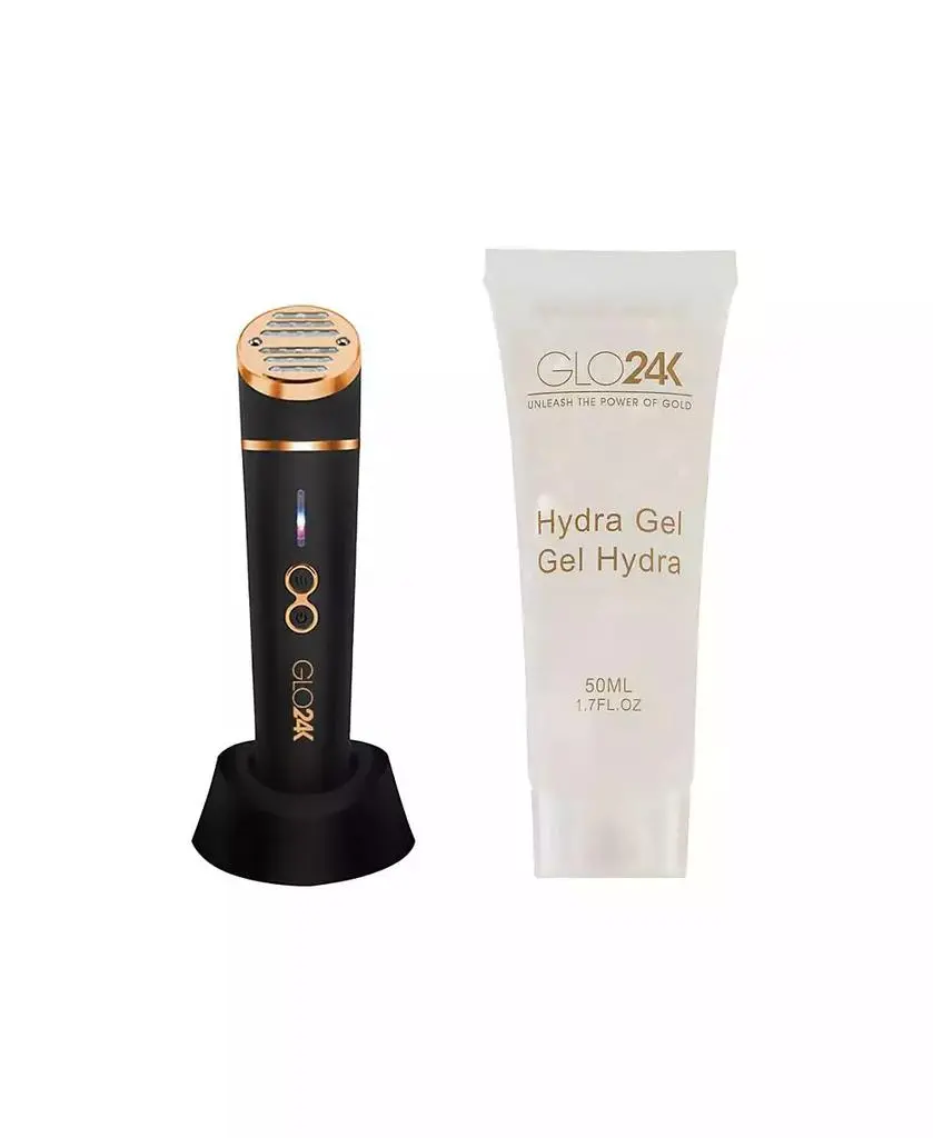 GLO24K Skin Rejuvenation Beauty Device +Conductive Hydra Gel
