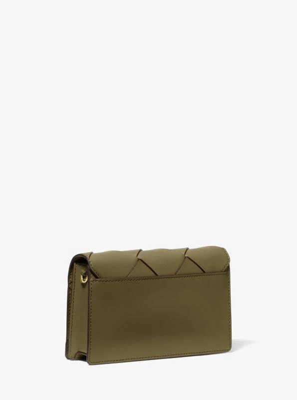 Michael Kors Jet Set Medium Woven Leather Crossbody Bag 3