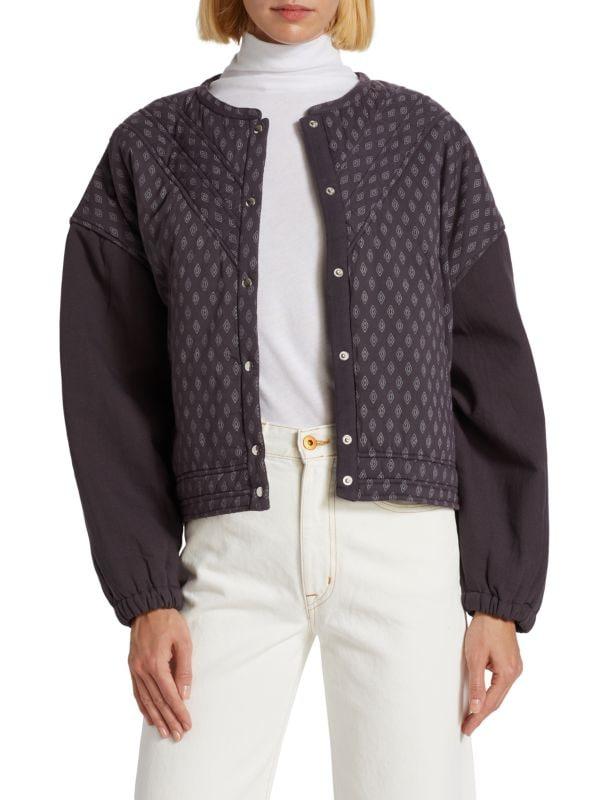 ba&sh Guy Quilted Cotton Jacket