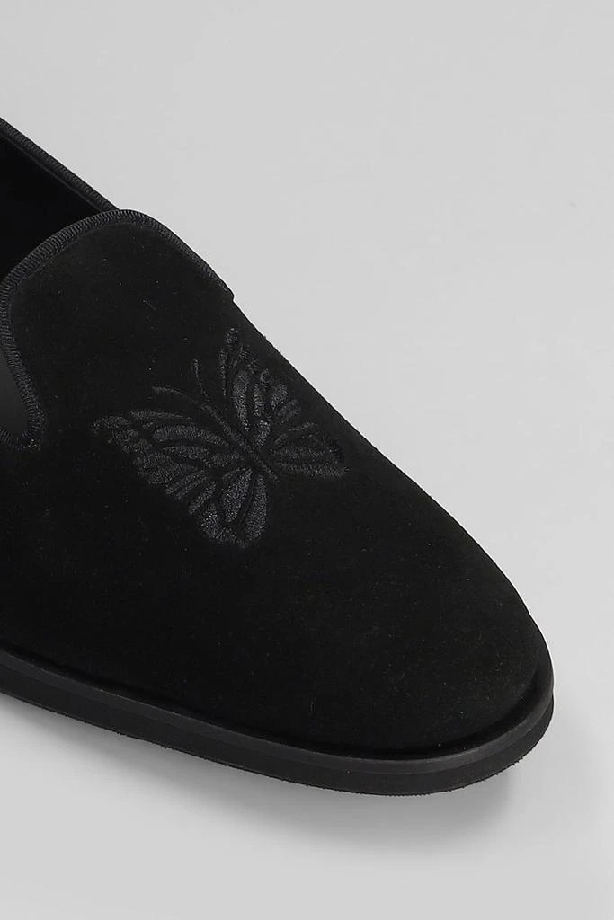 Needles Needles Motif Embroidered Loafers 5