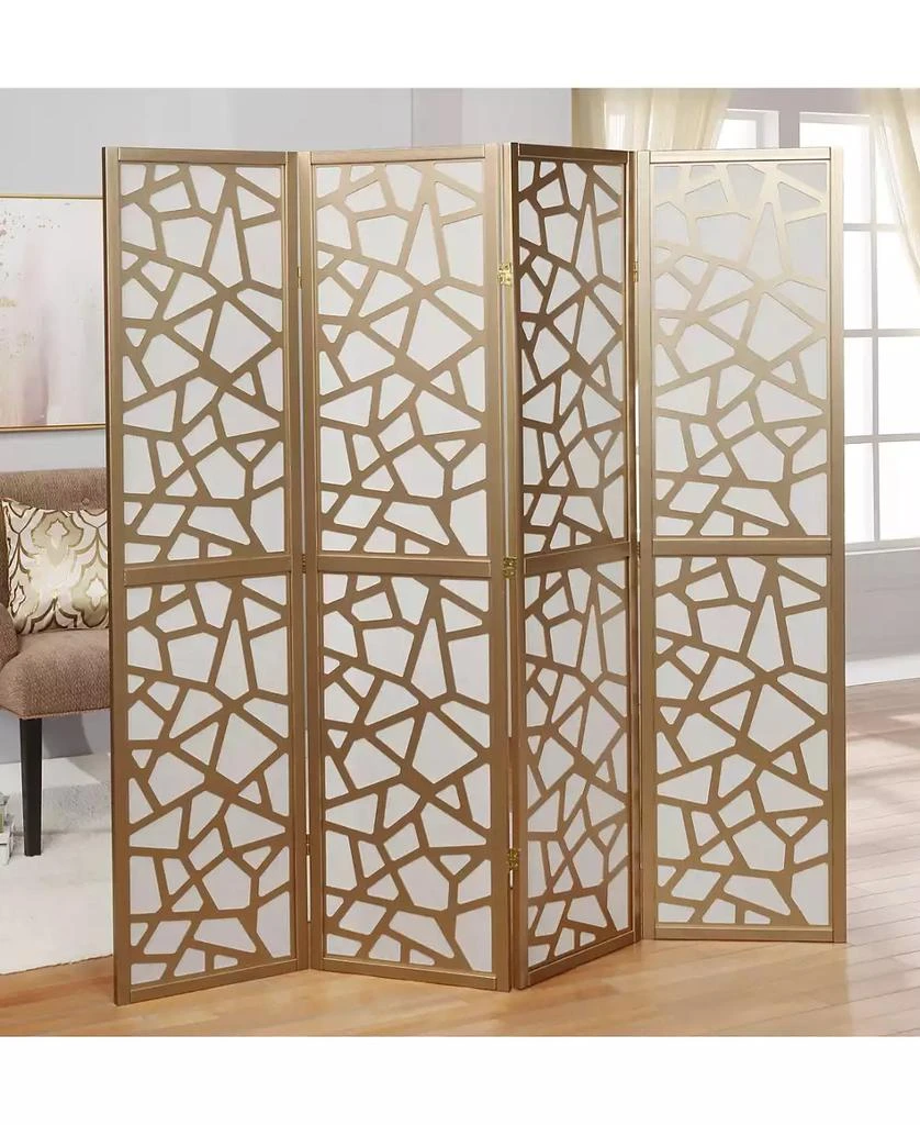 Streamdale Furniture Giyano 4 Panel Screen Room Divider 4