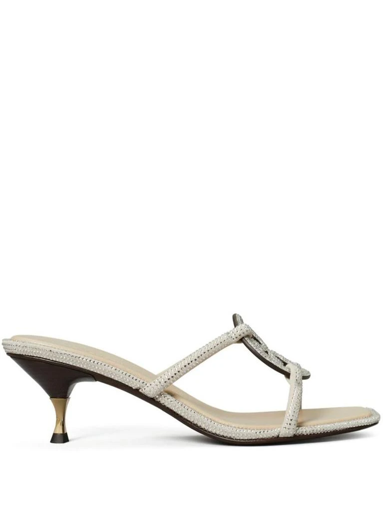 Tory Burch Tory Burch Pave Geo Bombe Miller Low Heel Sandal Shoes 1