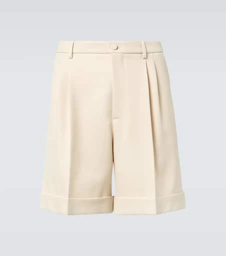 Valentino Wool gabardine Bermuda shorts 1