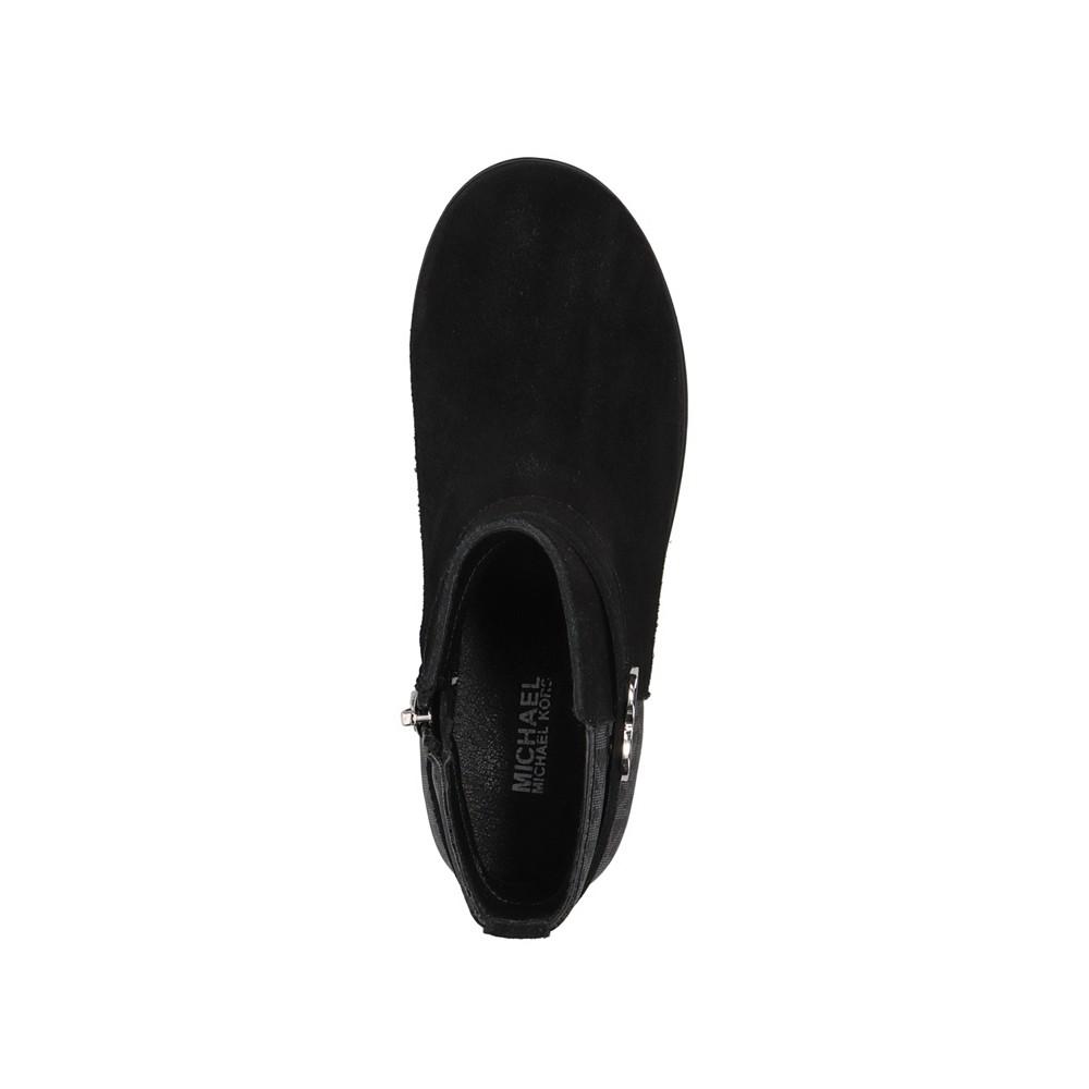 Michael Kors Little Girls Emma Heart Logo Print Detail Booties