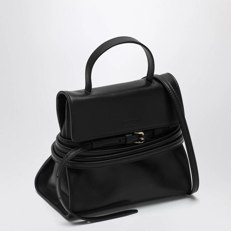 Moschino Small black leather shoulder bag 3