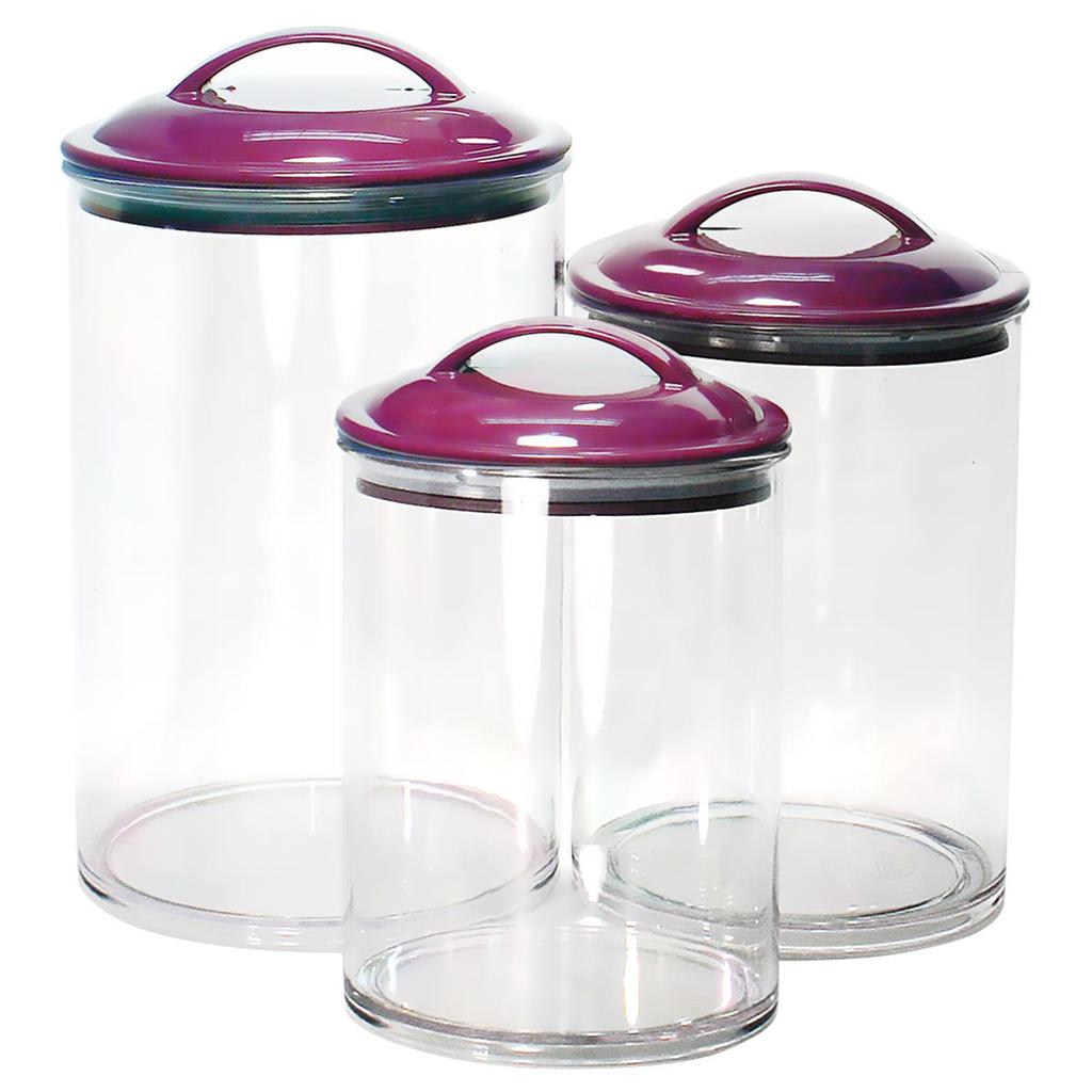 Reston Lloyd Calypso Basics by  Acrylic Storage Canisters, Set of 3