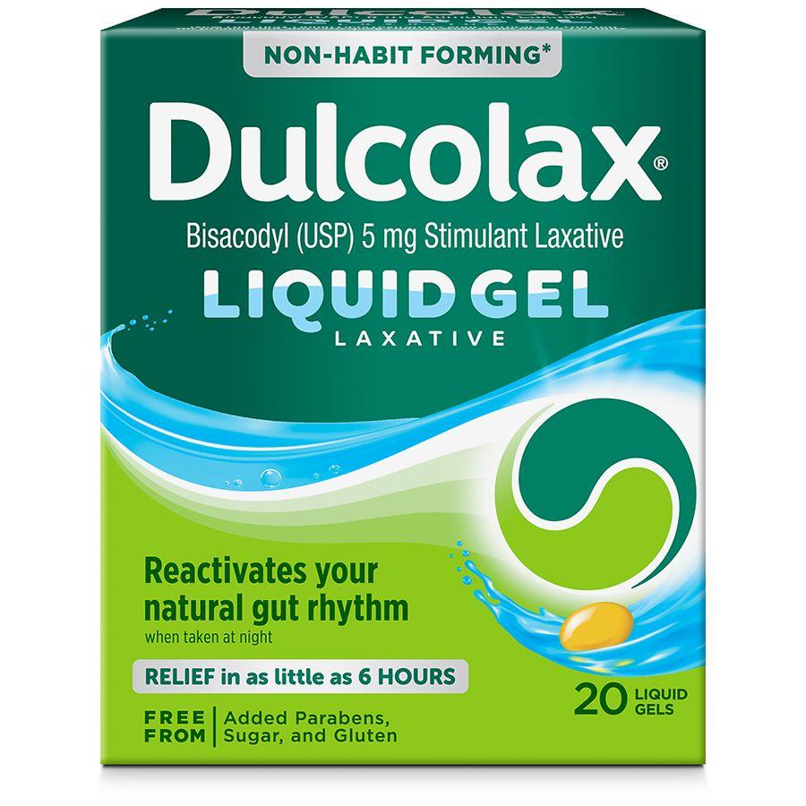 Dulcolax Stimulant Laxative Liquid Gels For Constipation Relief