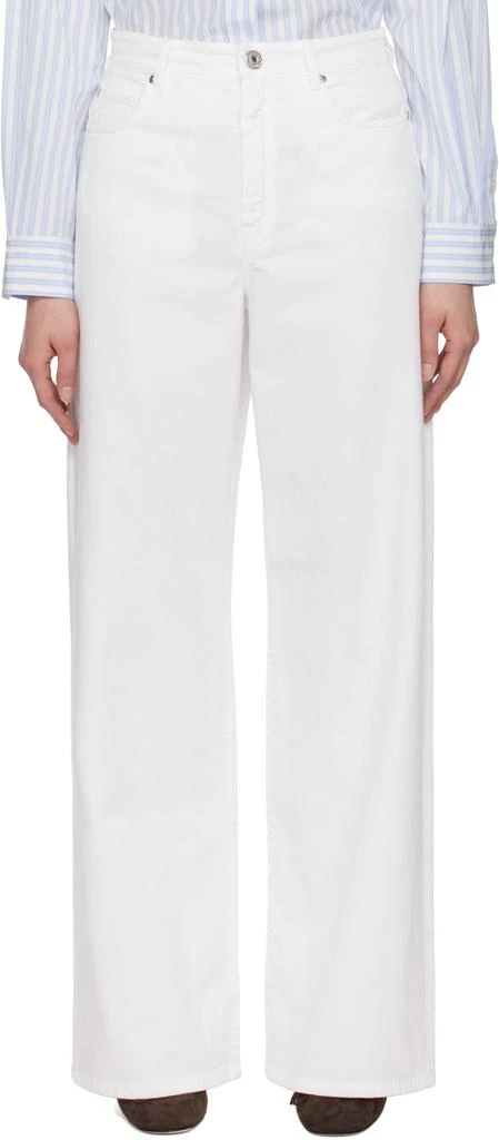Weekend Max Mara White Medina Jeans
