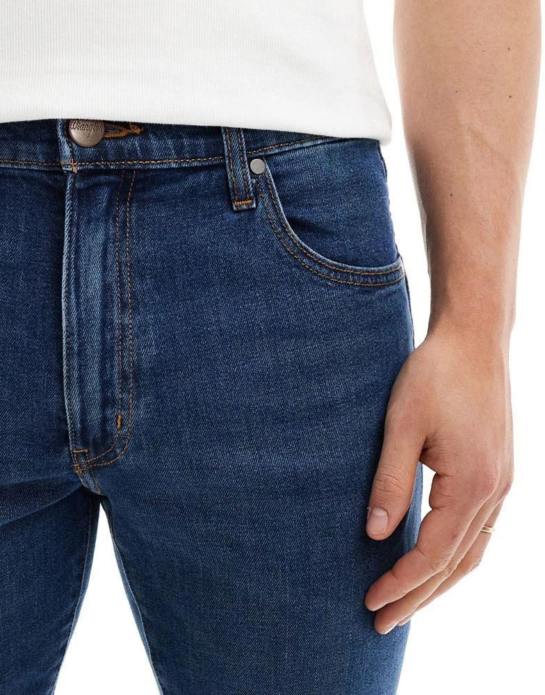 Wrangler Wrangler Lartson jeans in dark blue 4