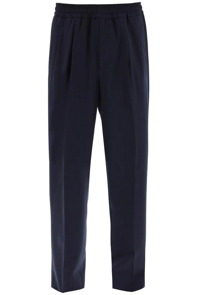 Zegna Jogger Fit Wool Blend Trousers 1